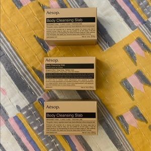 Aesop Body Cleaning Slab Set of 3 Travel Size